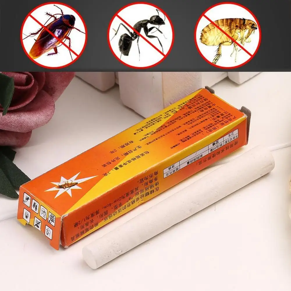 

2Pcs/Pack Magic Insect Pen Chalk Tool Kill Cockroach Roaches Ant Lice Flea Bugs Baits Lures Pest Control Insecticida