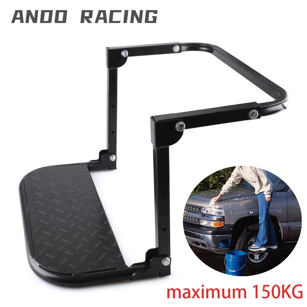 Universal Tire Step Protable Folding SUV MPV Car Stairs Tyre Mount
