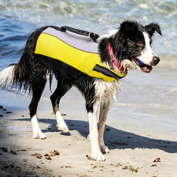 

Dog Life Jacket Vest Inflatable Safety Clothes Swimming Preserver Reflective Pet Swimwear Harness For Small Medium Large Dogs