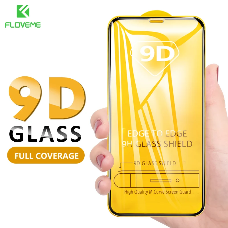 FLOVEME закаленное стекло для iPhone 11 Pro Max XS XR X 8 7 6 6S Plus 5 5S SE Защитное защитная пленка |