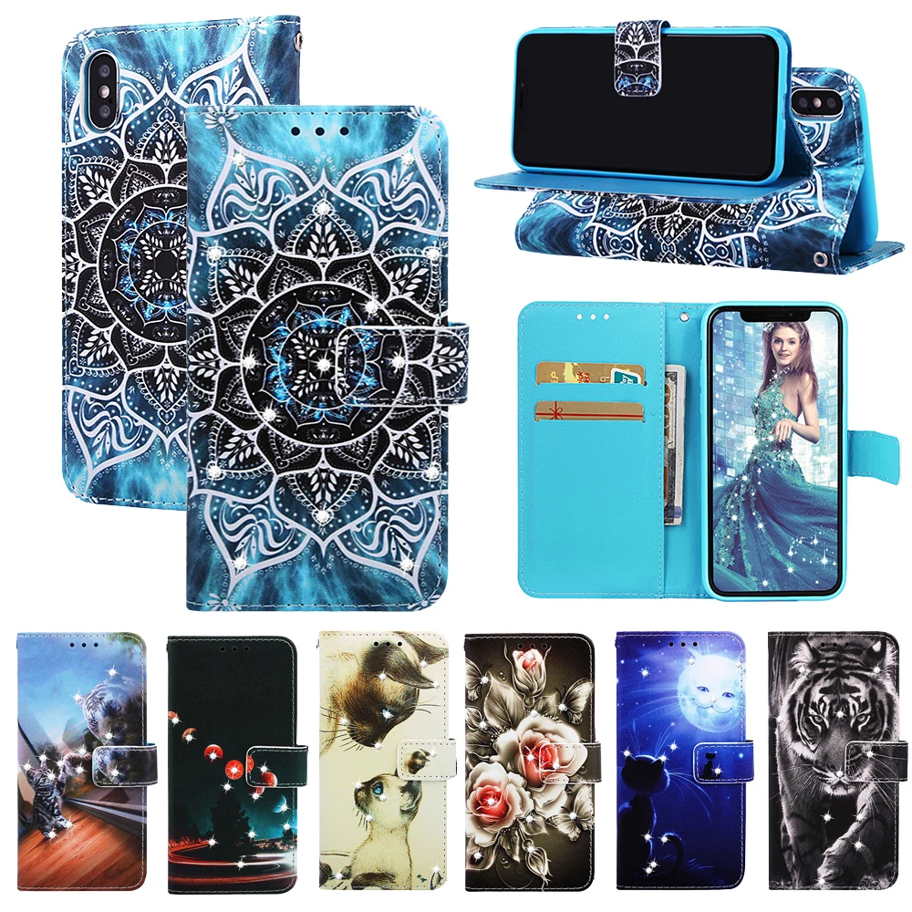Кожаный чехол книжка для Samsung Galaxy A51 A71 A10S A20S A80 A90 M40 A60 M10 A10 A10E A20e A7 2018|Чехлы-портмоне|