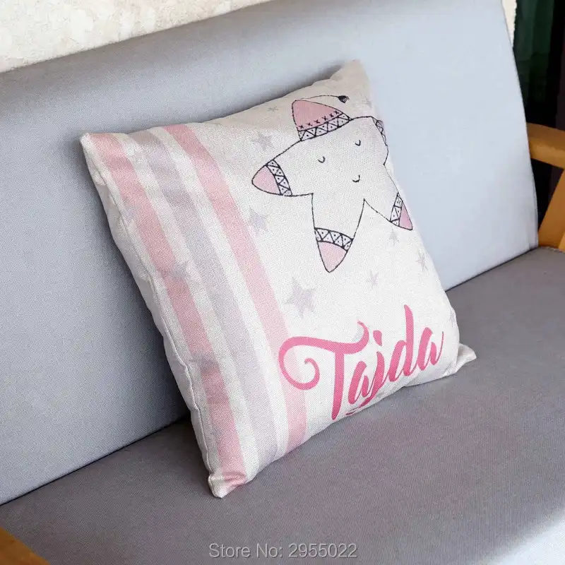 accent pillow case baby canvas nursery