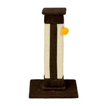 

Cat Tree Tower Pet Cat Scratching Play Tree Cylindrical Cat Climbing Holder with Toy Ball Stable Base Jumping Playing Furniture