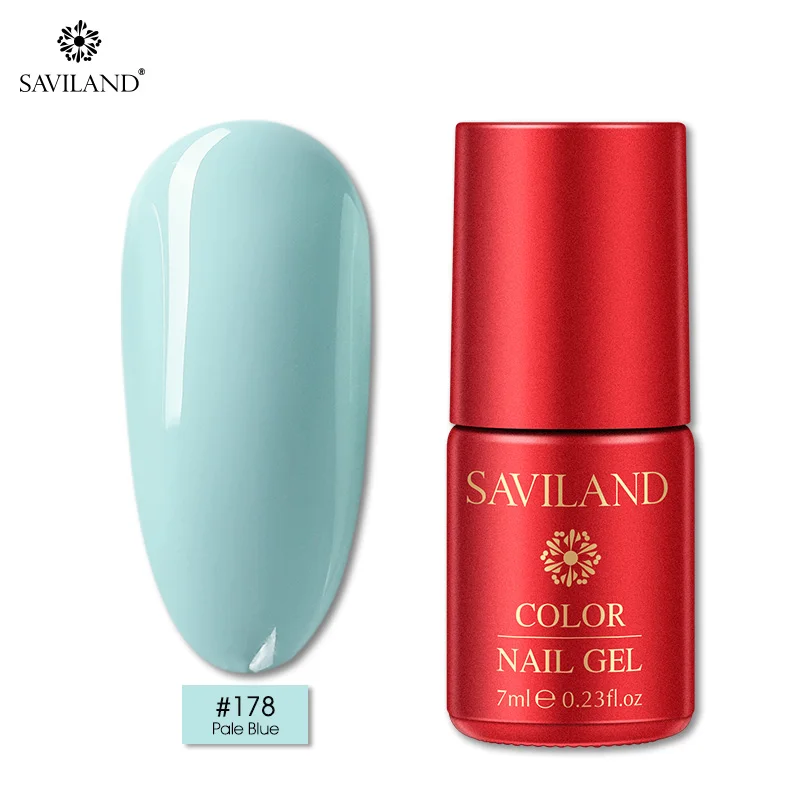 SAVILAND 126 Colors New Arrival Semi Permanent Top Coat UV LED Gel Varnish Soak Off Nail Art Gel Lacquer Gel Nail Polish - Цвет: PT178