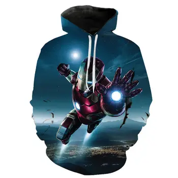 

Marvel Superhero Iron Man Hoddies 2020 New The Avengers Sweatshirt Men Women Children 3D Print Hoodie Cool Streetwear Pullover
