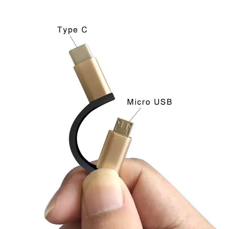 2в1 Тип C+ Micro USB мужчина к USB 2,0 Женский адаптер конвертера OTG для samsung huawei Xiaomi Android планшет U дисковая карта ридер