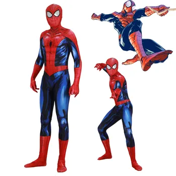 

Ultimate Spiderman Costume 3D Shade Spandex Lycra BodySuit Cosplay Halloween Costume for Spider-man Superhero Fullbody Cosplay