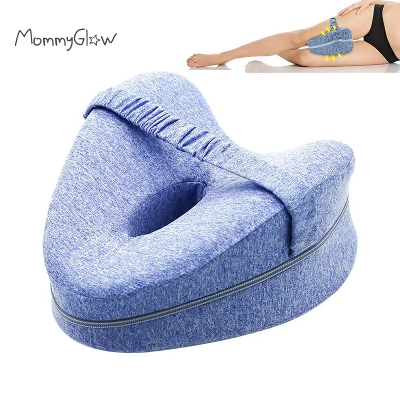 

Memory Foam Leg Positioner Orthopedic Pillow Side Sleeper Knee Cushion Washable Relief Back Hips Pain Leg Pillow For Pregnant