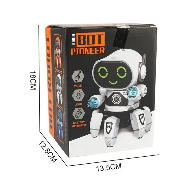 Smart Dancing Robot Electronic Walking Toys With Musical & LED Lighting Octopus Robot for kids Intelligent Kids gift 2