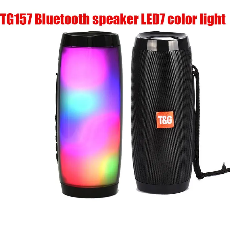 Bluetooth Колонка TG157 со светодиодной подсветильник кой 7 цветов|Сабвуферы| |