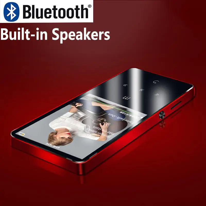 

New Version MP3 Player with bluetooth Speaker touch screen and built-in 8G HiFi portable walkman with radio /FM/ recording Gift