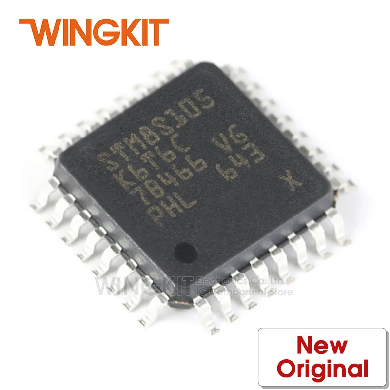 Микроконтроллер STM8S105K6T6C LQFP32 STM8S105K6 STM8S105 STM8S 8 бит микроконтроллер MCU 1 шт. |