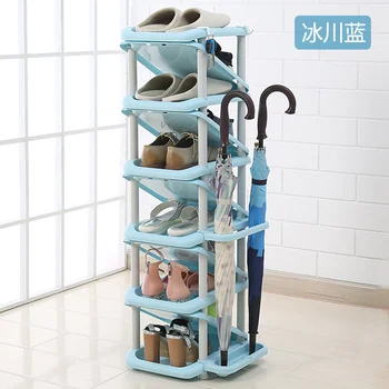 

dormitory shoe rack multilayer simple gate domestic shoe accept Artifact Save space mini- shoe cabinet creativity