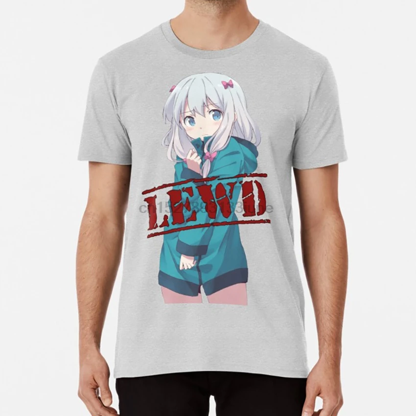 Eromanga Sensei Lewd Sagiri Is футболка Аниме Манга эро манга sensei ero sagiri izumi хентай Япония weeb |