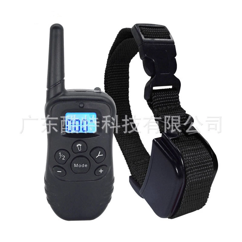 

Pet with LCD Display for All Size Bark-stop Collars Electric Dog Training Collar Waterproof Rechargeable Remote Control