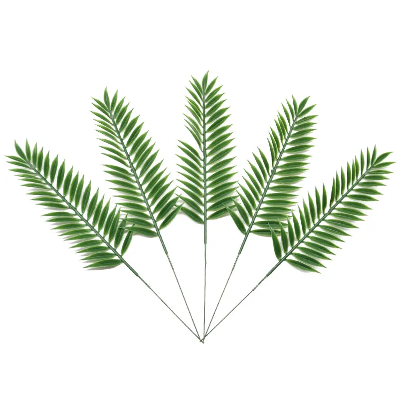 10-20 Pcs Artificial Plants Tropical Monstera Palm Leaves Simulation Leaf For Hawaiian Theme Party Decor Home Garden Fake Leaves