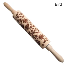 1 шт. деревянная Скалка тиснение выпечки Рождество Лось печенье лапша бисквит Фондант C66