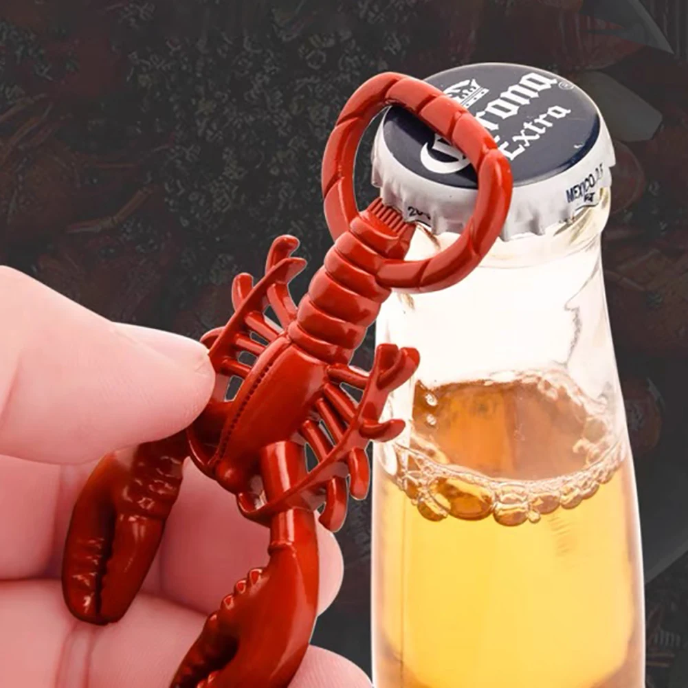 Tire-bouchon à Homard Amusant En Métal, Ouvre-bouteille Portable Multifonction, Porte-clés, Cadeau Oktoberfest, Accessoire D'outil De Cuisine, Cadeau De Fête