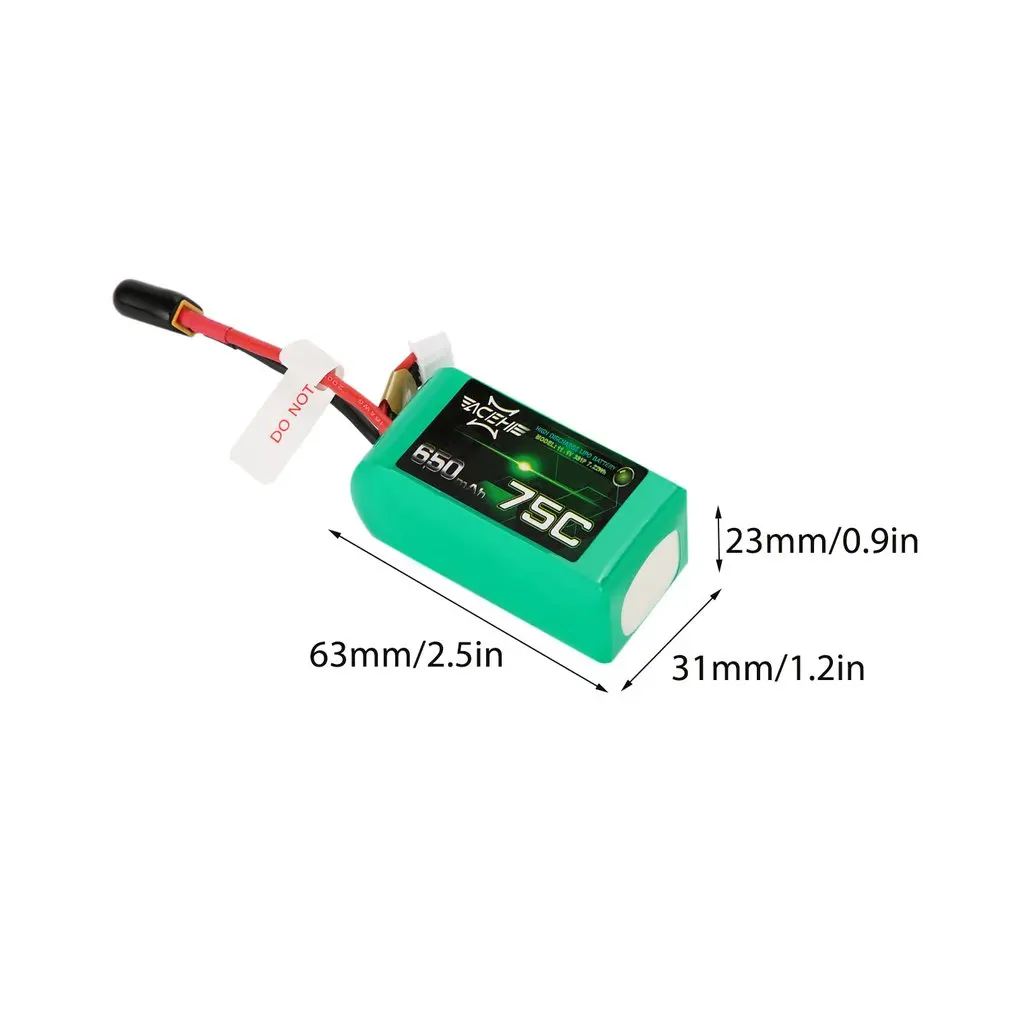 ACEHE 75C 11,1 V 650mAh Lipo батарея высокого разряда Lipo батарея для XT30 FPV гоночной серии защита от короткого замыкания