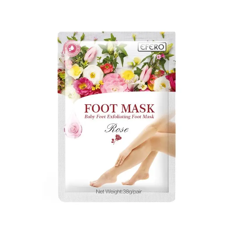 

Rose Extract Foot Peeling Mask Exfoliating Remove Dead Skin Socks Moisturizing T4MB