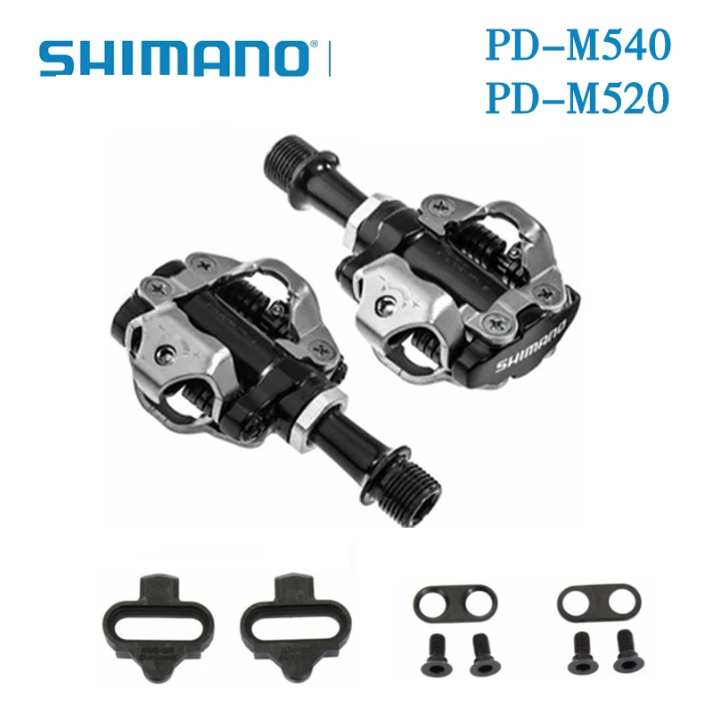 Велосипедные педали SHIMANO компактные алюминиевые для горного велосипеда с
