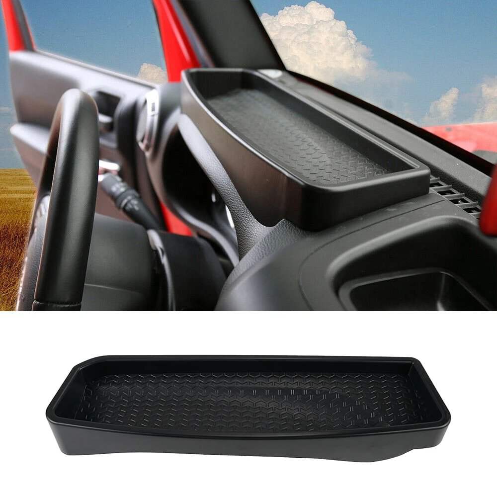 

Dashboard Storage Box Tray Trim for Jeep Wrangler JK 2011 2012 2013 2014 2015 2016 2017