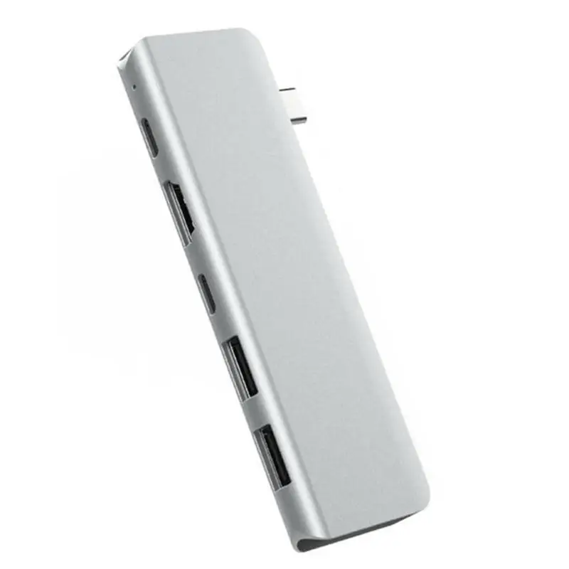 5в1 тип-c штекер до 5 Гбит/с 2 USB3.0/4 к HD HDMI/2 USB-C PD женский USB-C концентратор тип-c конвертер тип-c док-станция расширение порта
