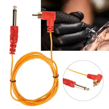 

6.35mm Silica RCA Connector Tattoo Clip Cord for Tattoo Power Supply Machine Microblading Permanent Tattoo Makeup Tool Accessory