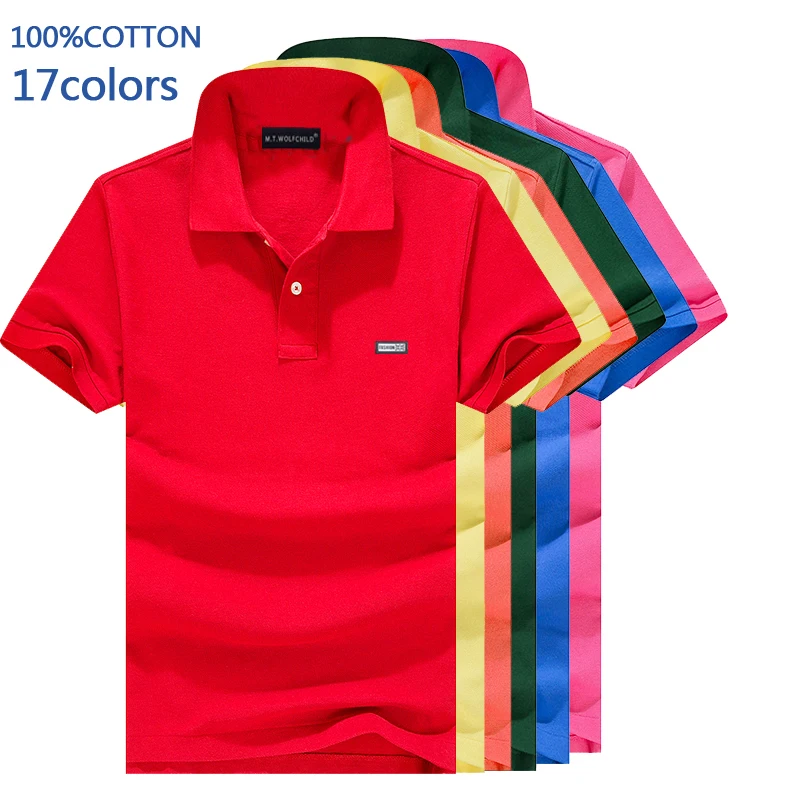 綿 100 メンズポロシャツブランド服半袖無地カジュアル夏のシャツプラスサイズ Xs 4xl ポロ Aliexpress