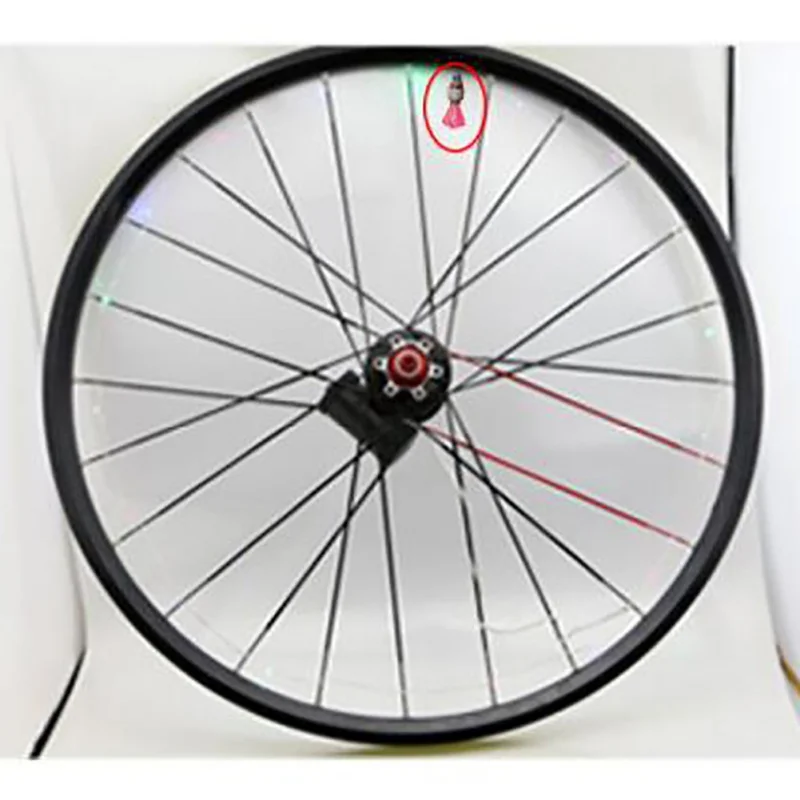New 1pc Bicycle Light Mountain Bike Bicycle Lighting LEDS Tire Valve Caps Wheel Spokes LED Light