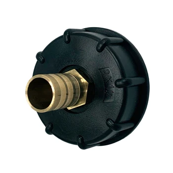 

1/2 3/4 1" IBC Tank Adapter Water Tap Connector Valve Replacement Outlet Brass Fitting Adapter Garden Irrigation Connection Tool
