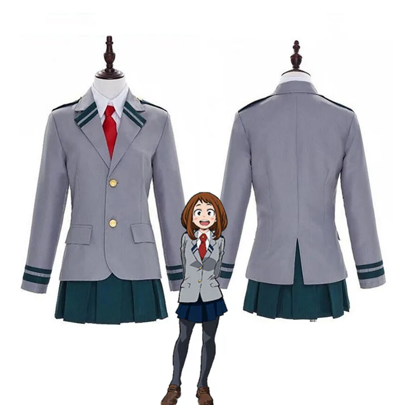 Todoroki Shouto школьная форма Boku no Hero academic карнавальный костюм Ochaco Uraraka летний Школьный