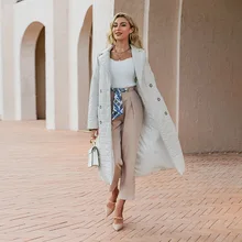 women's winter jacket 2021 new female lace up long sleeve cotton coat casual autumn fashion outwear