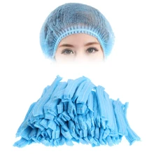 

100pcs Microblading Accesories Permanent Makeup Disposable Hair Net Sterile Hat For Eyebrow Tattooing