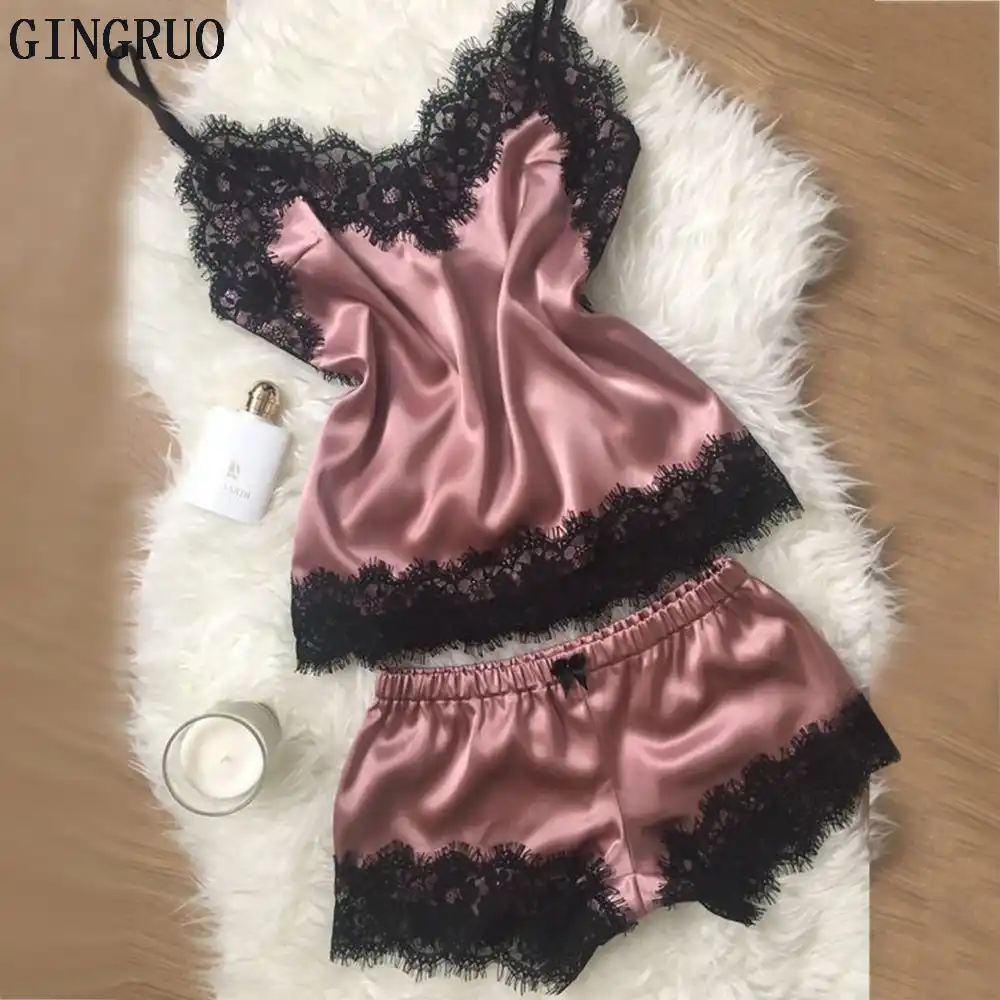 طقم ملابس نوم من قطعتين فستان نوم شتوي للنساء رداء نوم بيجامة للنساء ملابس نوم مع دانتيل أطقم بيجامات ملابس نوم بشكير أحمر مجموعات ثياب النوم والروب Aliexpress