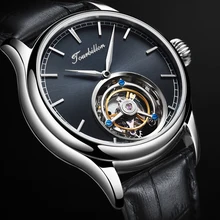Tourbillon часы GUANQIN на механический сапфир для мужчин s часы лучший бренд класса люкс часы для мужчин Relogio Masculino