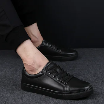 

Men Sneakers Casual Shoes lace up oxfords Flats Soft genuine leather Male Lace Up Man Brand New Fashion Shoes big size 47