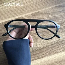 Тренд мужские очки оправа женские поддельные очки прозрачные винтажные овальные прозрачные Квадратные прозрачные линзы Толстая оптическая оправа