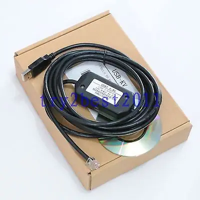DHL/EMS 5 комплектов * Кабель для программирования KEYENCE USB-KV KV16/1000 PLC USB к адаптеру RS232-C1 |
