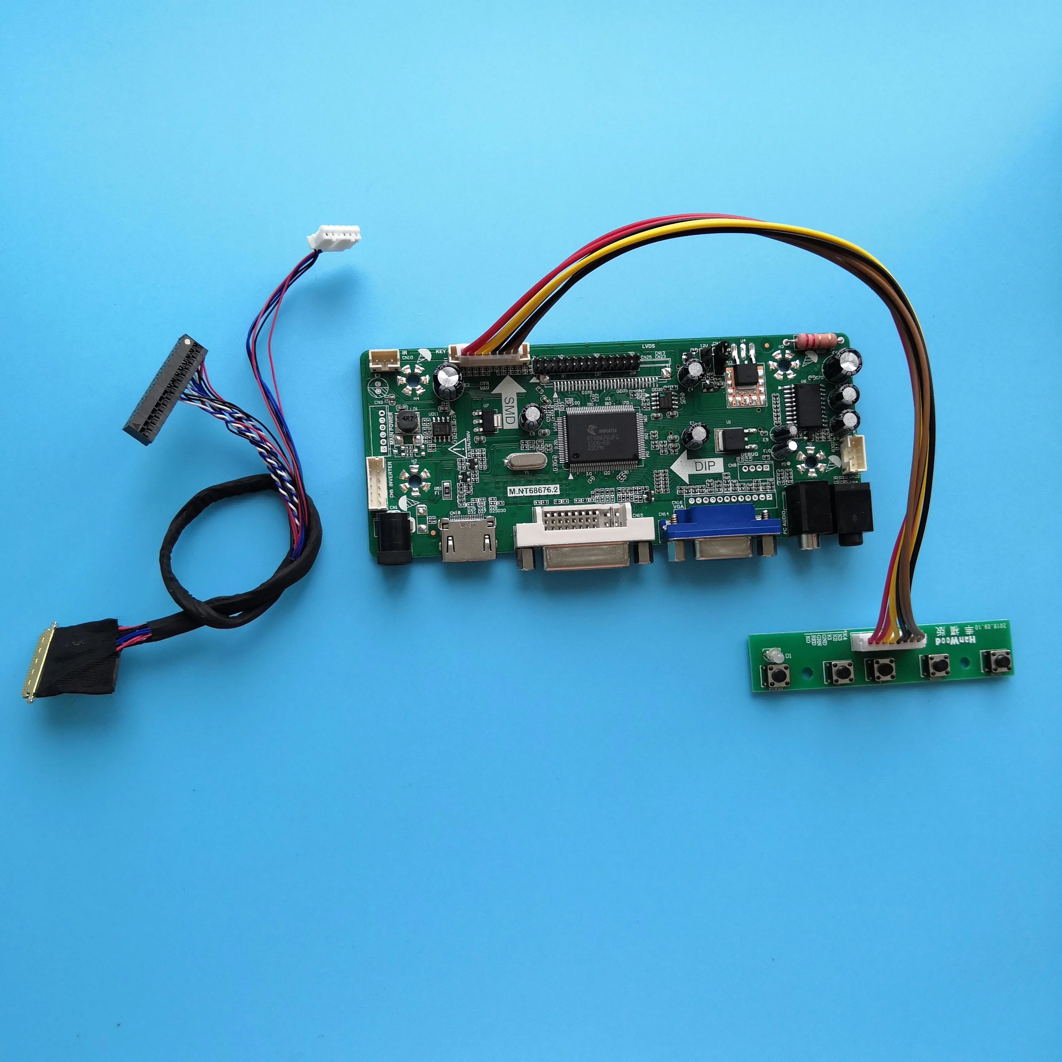 

M. NT68676 Для LP156WH3 (TL) (TA)/(TL) (TB) 1366*768 15,6 "панель HDMI монитор контроллер плата комплект DIY DVI светодиодный VGA ЖК-дисплей