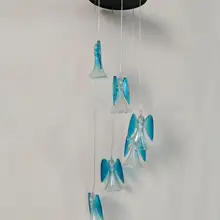 Солнечный колокольчик Ангел Красочные уличные светодиодные лампы украшения сада газонные лампы садовые лампы