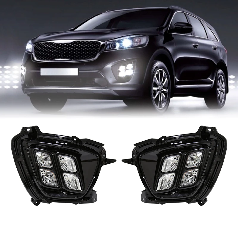 Светодиодные противотуманные фары аксессуары для дневных ходовых огней KIA Sorento