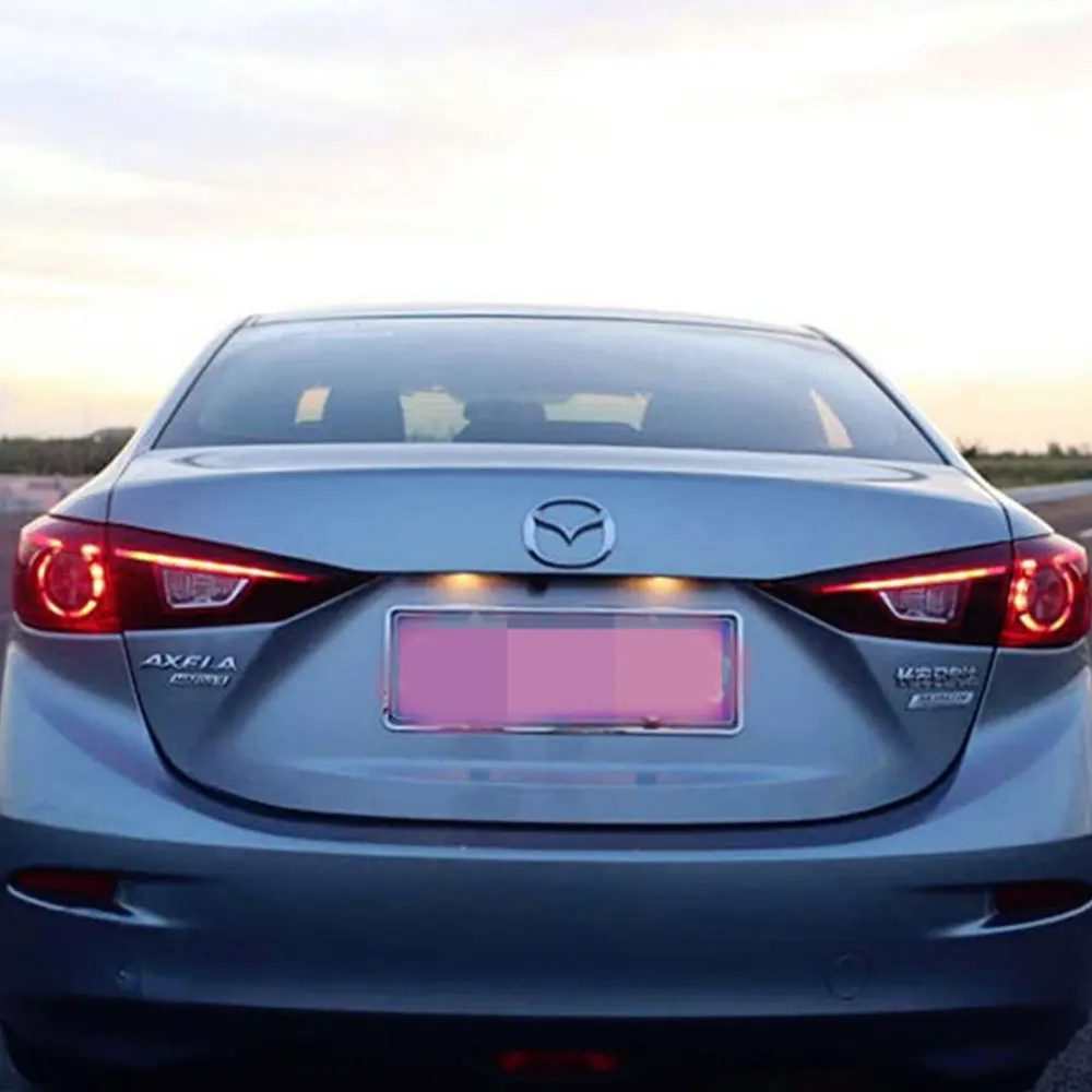 Светодиодный фонарь в сборе для Mazda 3 Axela- светодиодные задние фары тормозной сигнал заднего хода задний фонарь DRL автомобильные задние фары