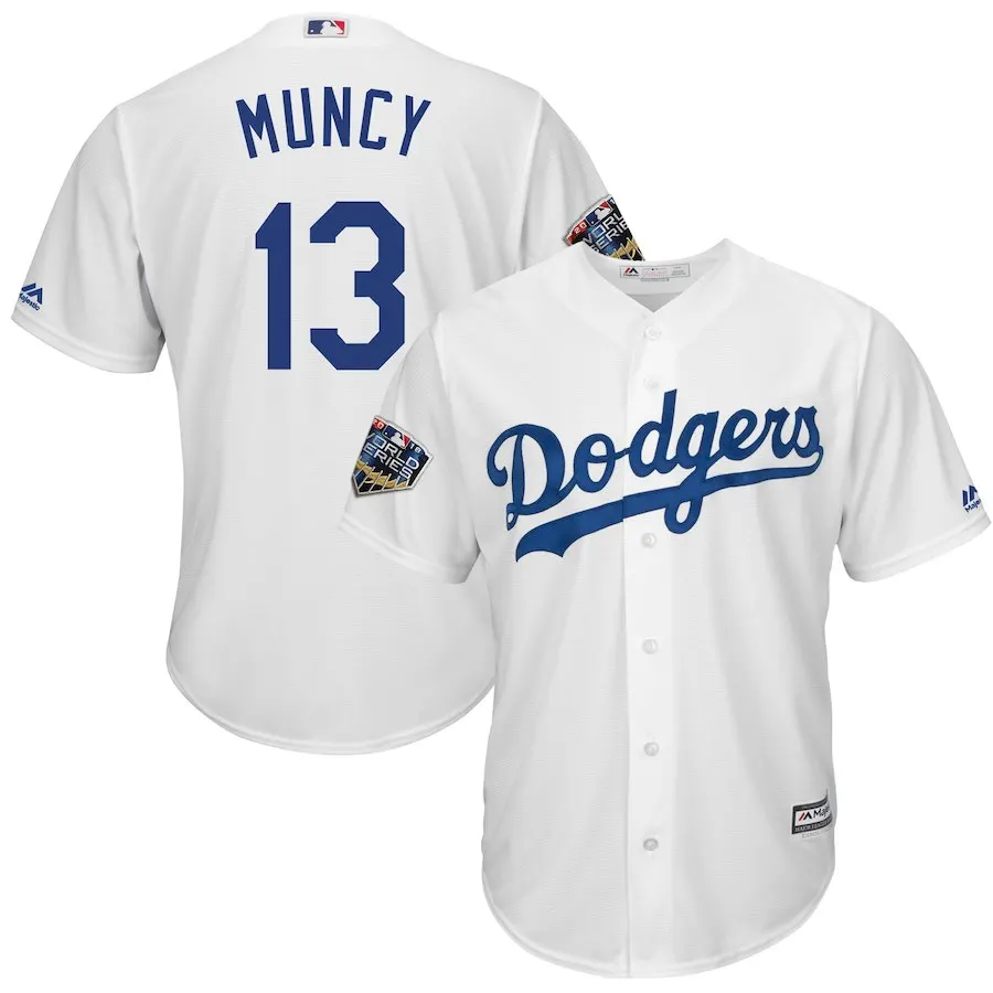 Фиолетовый Мужчины Джерси#8 Manny 27 Matt Kemp 74 Jansen 13 Max Muncy 66 Yasiel Puig World - Цвет: Фиолетовый