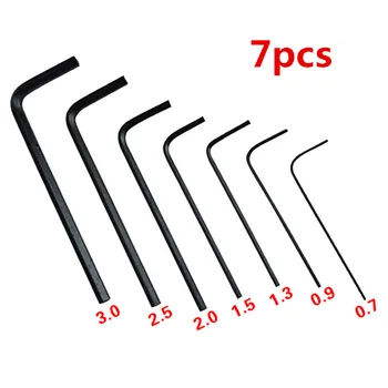 

7pcs 0.7mm-3mm Mini Hexagon Hex Allen Key Set Wrench Screwdriver Tool Kit Micro Hex Wrench