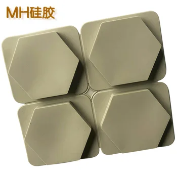

Ruminate Wax Tablets DIY Silicone Mould Fragrance Gypsum Handmade Soap Mold 4 Even Multilateral Hexagonal Fragrance Mode