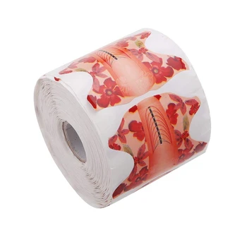 

300 pcs Nail Art Acrylic Tip Gel Guide Extension nail style tools Curl forms for nail care