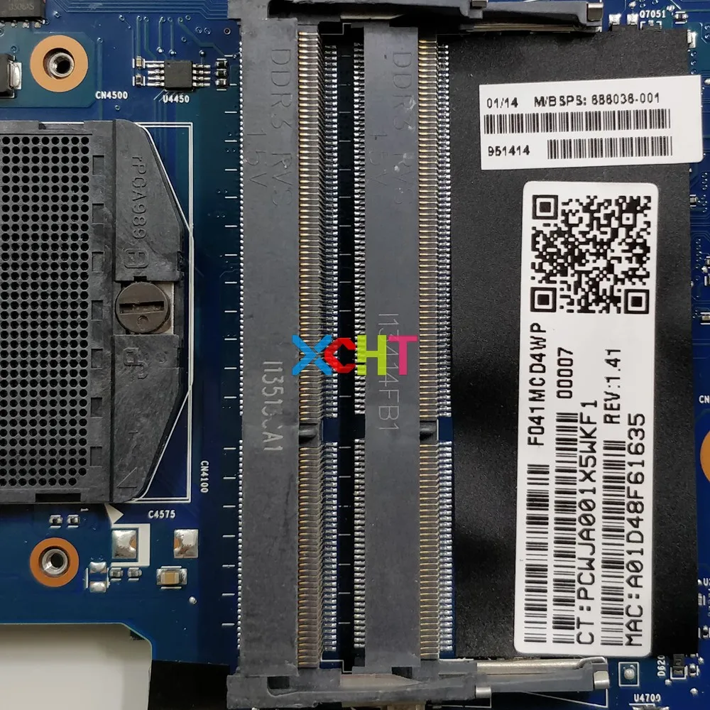 XCHT для hp ProBook 6470b серии 686036-001 686036-501 686036-601 HM76 UMA Материнская плата ноутбука протестированы и отлично работает