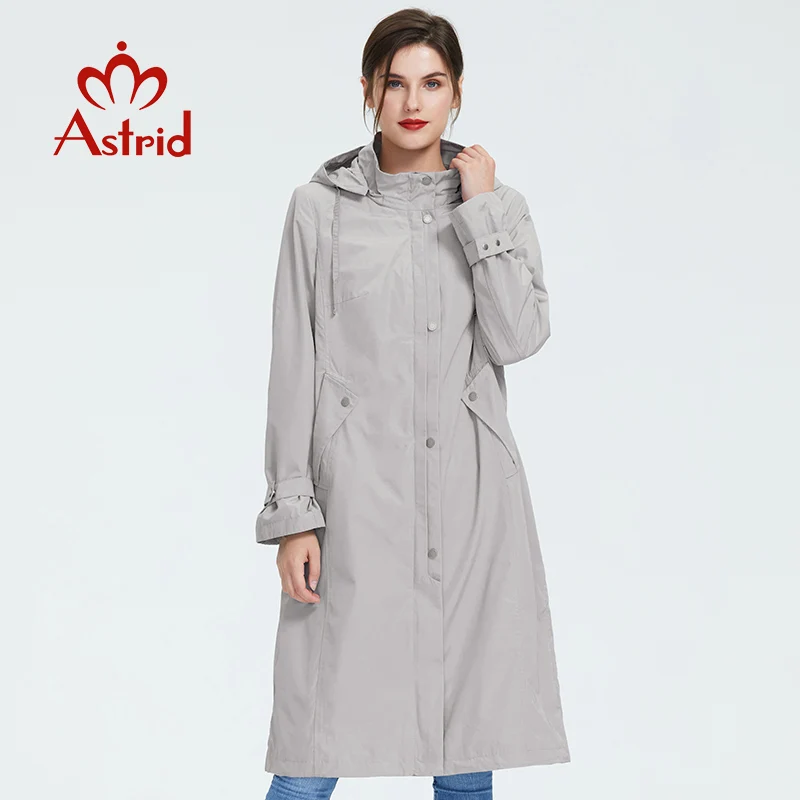 Goede Astrid 2019 vrouwen trenchcoat grote maat lente mode lange windjack effen kleur Winddicht temperament vrouwen jas ALS 6325