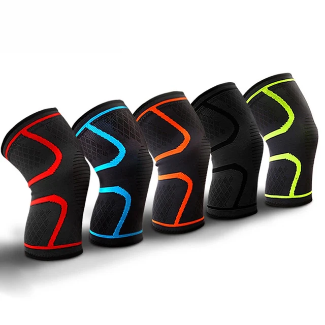 1 Piece Of Elastic Knee Pads,Basketball And Volleyball Knee Supports Elastic Nylon Compression Straps For Sports Running Cycling 1 Piece Of Elastic Knee Pads,Basketball And Volleyball Knee Supports Elastic Nylon Compression Straps For Sports Running Cycling